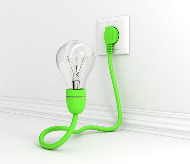 Elektrik fişi ve ampul