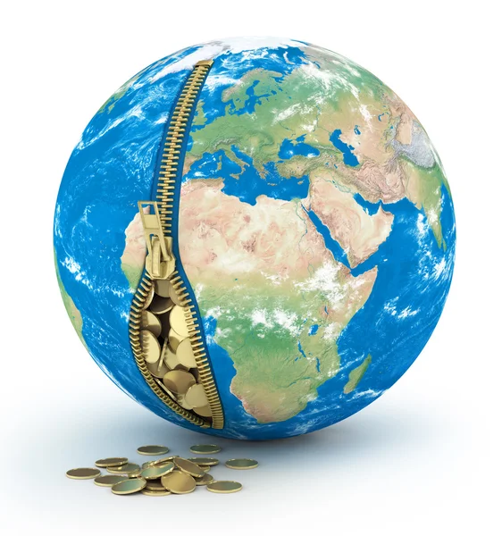 Concept de finance mondiale — Photo