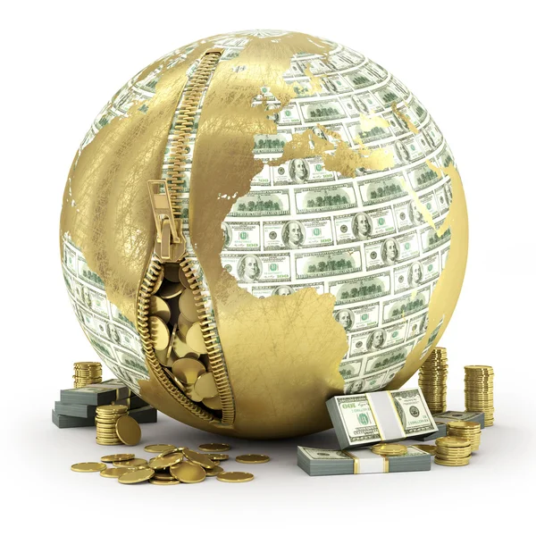 Conceito de financiamento mundial — Fotografia de Stock