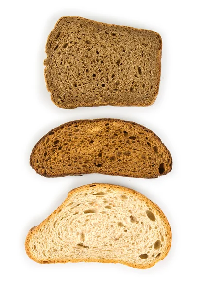 Bröd skivor coseup — Stockfoto