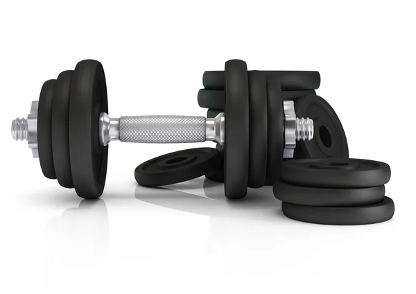 Dumbbell 3d — Fotografia de Stock