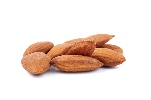 Almond nuts isolated