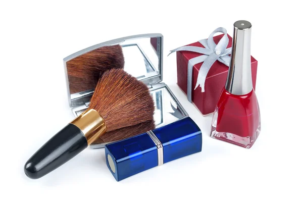 Maquiagem e cosméticos — Fotografia de Stock