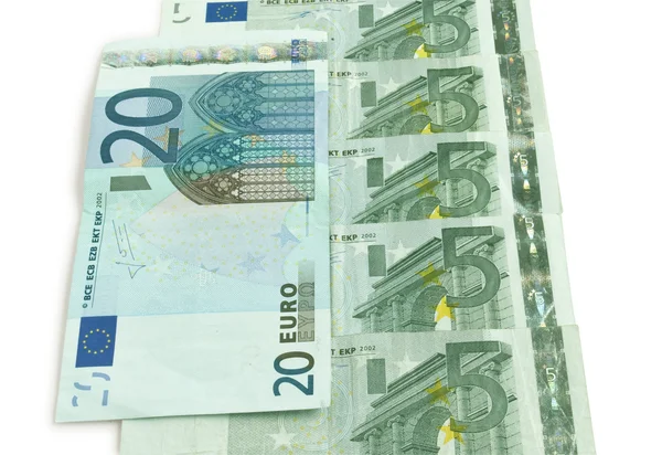 Euro papel moneda —  Fotos de Stock