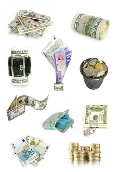 Money collection — Stock Photo, Image