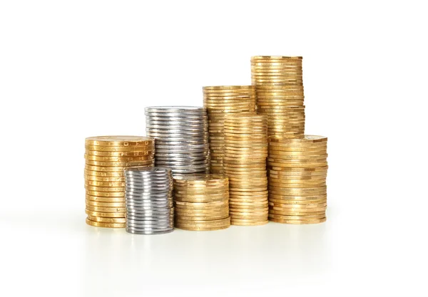 Coin pile — Stock Photo, Image