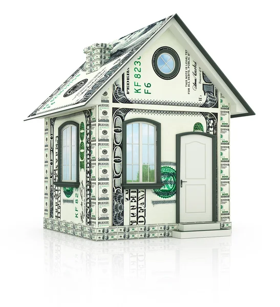House Made of Cash Money — Stock Photo, Image