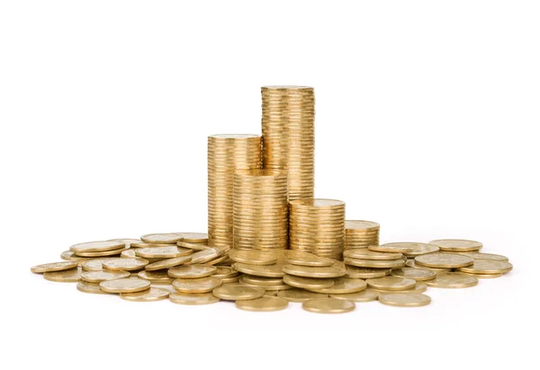 Columns of coins — Stock Photo, Image