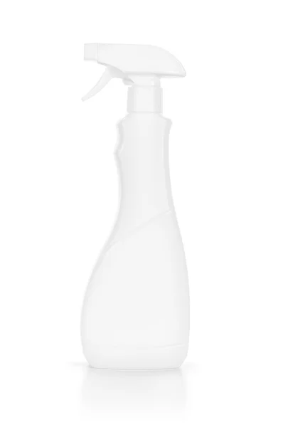 Flacone spray bianco — Foto Stock