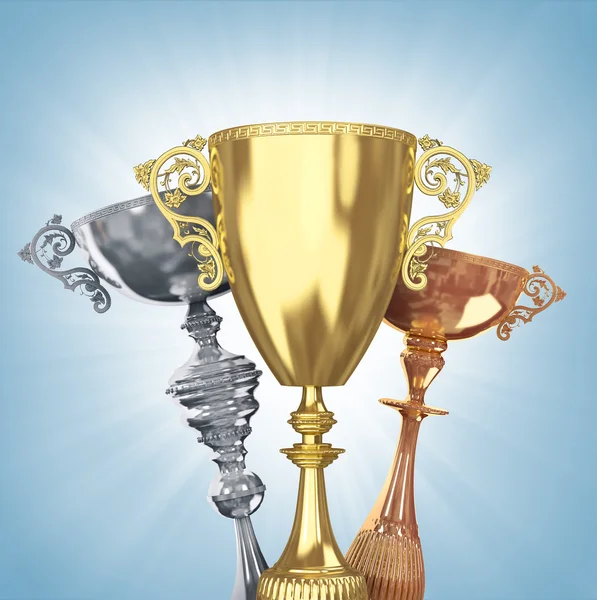 Winner  trophies — Stock Photo, Image