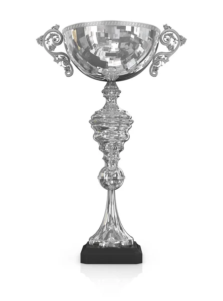 Champion silver trophy — Stock Photo, Image