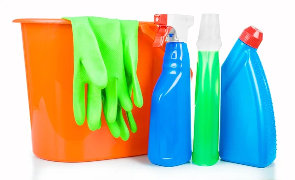 Prodotti per la pulizia e la sanificazione — Foto Stock
