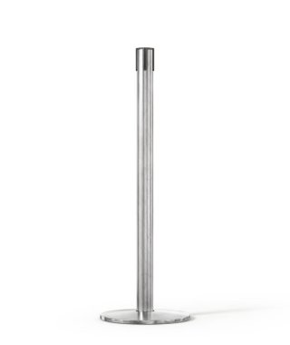 Beyaz arka planda kalabalık bir çit. 3d illüstrasyon