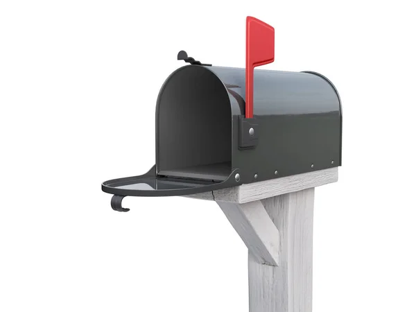 Mailbox White Background Illustration — Stock Photo, Image