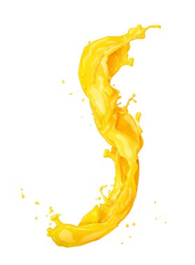 Taze, güzel portakal suyu.