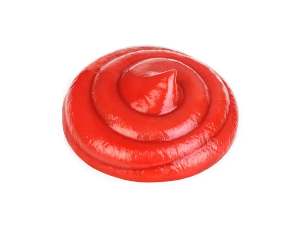 Ketchup Isolerad Vit Bakgrund — Stockfoto