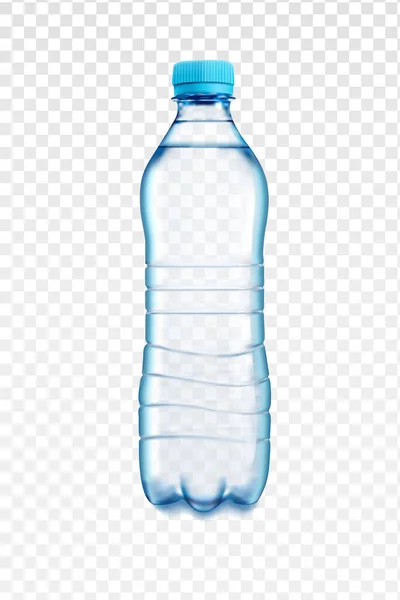Plastic Bottle Isolated Vector Illustration — Stock Vector