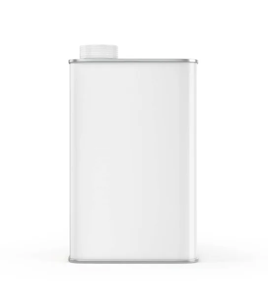 Белая Бутылка Моющего Средства Изолирована Белом Фоне Иллюстрация — стоковое фото