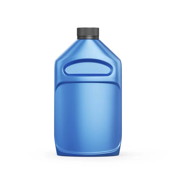 Flaska Med Bil Underhållsprodukter Vit Bakgrund Olja Rengöringsmedel Och Smörjmedel — Stockfoto