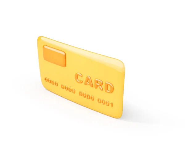 Icon Credit Card White Background Illustration — Stock Photo, Image