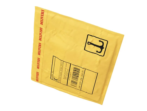 Beyaz Bir Arka Planda Posta Paketi Illüstrasyon — Stok fotoğraf