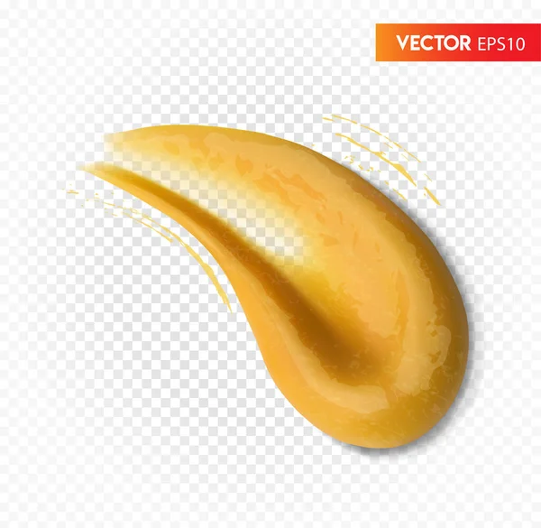 Sharp Mustard Vector Illustration Transparent Background — Stock Vector