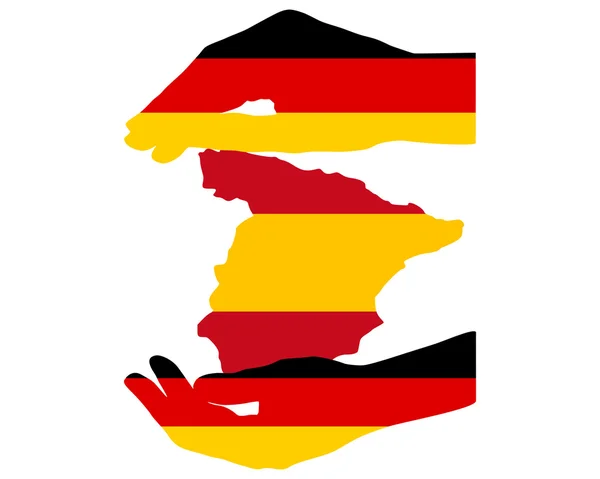Немецкая помощь Испании — стоковое фото