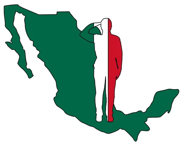 Mexican salute — Stock Vector