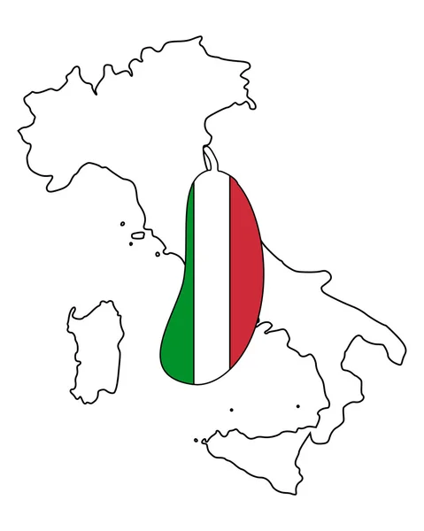 Italská lilek — Stockový vektor