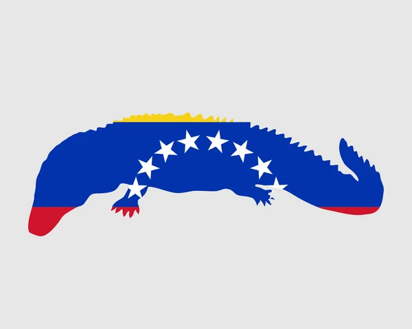 カイマン ベネズエラ — ストックベクタ