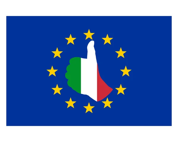 Signál rukou Itálie — Stockový vektor