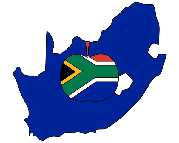 Maçã sul-africana — Vetor de Stock