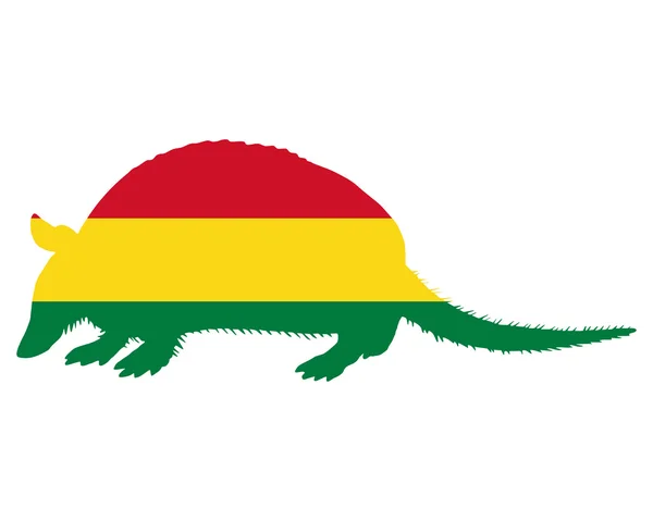 Armadillo Bolivie — Image vectorielle