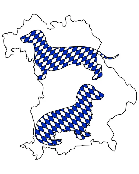 Bayerischer Dachs — Stockvektor