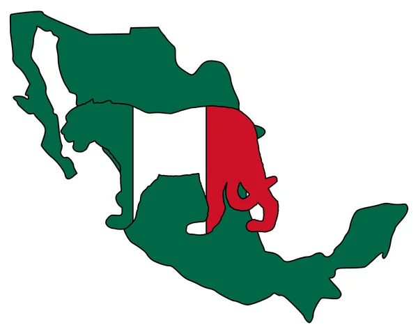 Jaguar Мексики — стоковий вектор