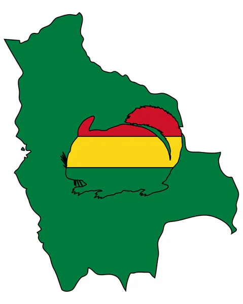 Bolivia de Chinchilla — Vector de stock