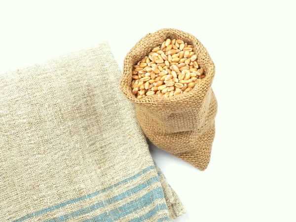 白の穀物袋 — ストック写真