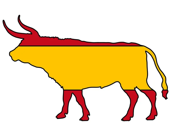西班牙公牛 — 图库矢量图片