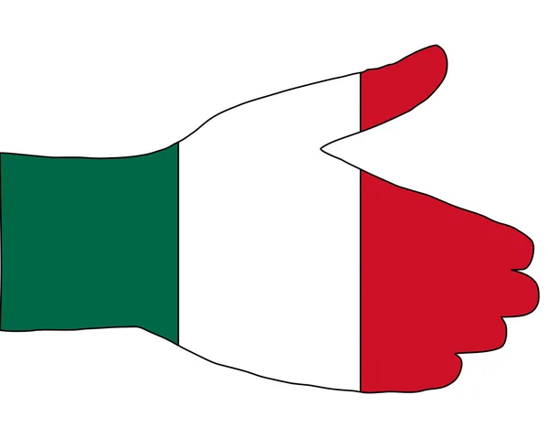 Mexican handshake — Stock Vector