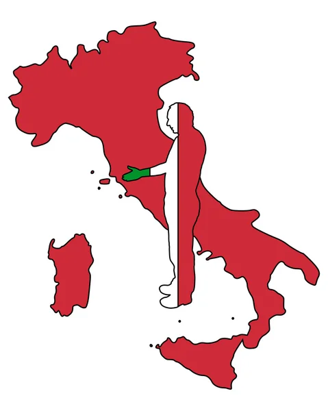 Italienskt handslag — Stock vektor