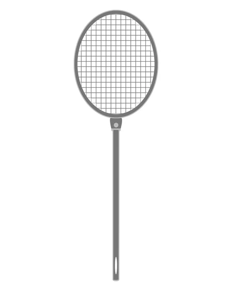 The illustration of a gray fly swatter — Stock Vector