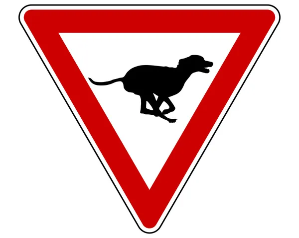 Köpekler için trafik işaretleri — Stok Vektör