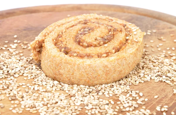 Spirala ciasteczka z orzechów laskowych — Zdjęcie stockowe
