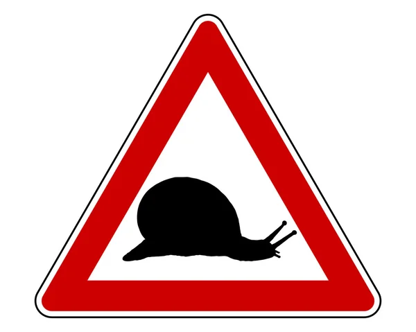 Slug warning — Stock Vector
