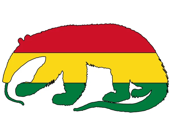 Anteater Βολιβία — Διανυσματικό Αρχείο