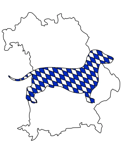 Blaireau bavarois — Image vectorielle