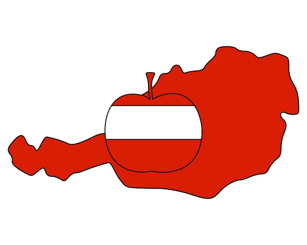 Pomme autrichienne — Image vectorielle