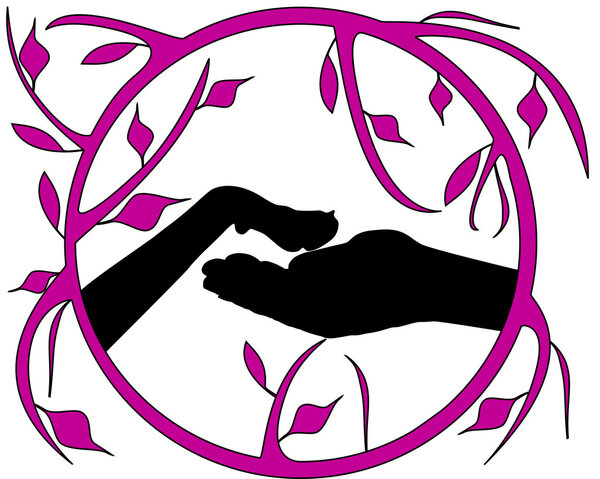 Лапа в руке
