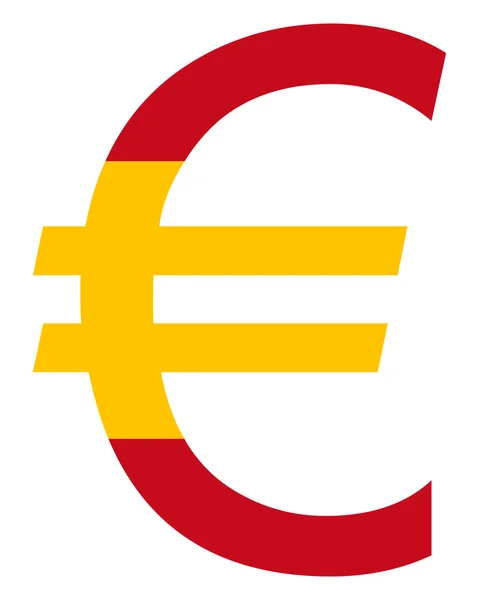 Euro espanhol —  Vetores de Stock