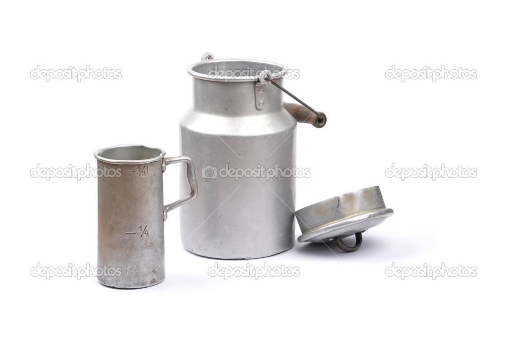 Graduated jug and milk can